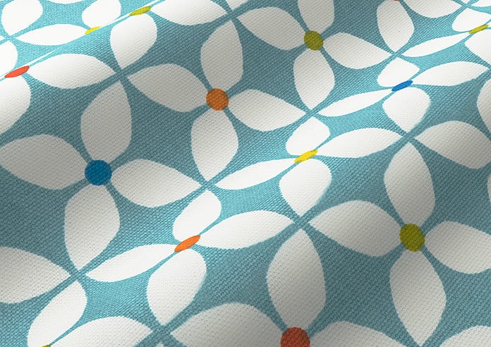 Zap, Azure - Twist&Fit Roman Blind - Image 4